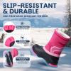 imageFREE SOLDIER Snow Boots for Kids Waterproof with Zipper Winter Warm Non Slip Cold Weather Outdoor Boys Girls Snow BootsPink