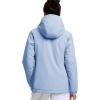 imageFREE SOLDIER Womens Waterproof Ski Jacket Fleece Lined Warm Winter Snow Coat Windproof Hooded RaincoatBlue
