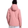 imageFREE SOLDIER Womens Waterproof Ski Jacket Fleece Lined Warm Winter Snow Coat Windproof Hooded RaincoatRose Pink