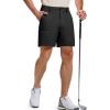 imageFREE SOLDIER Mens Golf Shorts 7 Inch Quick Dry Lightweight Hiking Casual Work Dress Shorts with 5 Pockets Black 30W7L