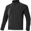 imageFREE SOLDIER Mens Tactical Long Sleeve Fleece Jacket Full Zip Up Coat Lightweight Fleece Jacket With PocketsBlack