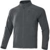 imageFREE SOLDIER Mens Tactical Long Sleeve Fleece Jacket Full Zip Up Coat Lightweight Fleece Jacket With PocketsDark Grey