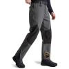 imageFREE SOLDIER Mens Waterproof Ski Pants Winter Thermal Insulated Snow Ski Pants with Zipper PocketsGray Black