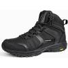 imageFREE SOLDIER Waterproof Hiking Boots for Men Black Boots Hiking Shoes for MenBlackvibram