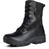 imageFREE SOLDIER Womens Tactical Boots 8 Inches Lightweight Combat Boots Durable Suede Leather Military Work Boot Desert Outdoors Boot