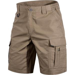 imageFREE SOLDIER Mens Hiking Cargo Shorts Water Resistant Quick Dry Lightweight Shorts for Hiking Cargo Casual with 8 PocketsCoyote Brown