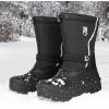 imageFREE SOLDIER Mens Snow Boots Insulated Waterproof Winter Shoes Nonslip Outdoor Footwear with Removable LiningThick Black8