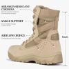imageFREE SOLDIER Mens Work Tactical Boots 8 Inches Lightweight Combat Boots Durable Suede Leather Military Boot Desert BootBright Tan