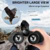image10x50 Binoculars for Adults with Smartphone Adapter 28mm Large Eyepiece HD Waterproof Binoculars for Bird Watching Hunting Hiking Sightseeing Travel Concert Sports with BAK4 Prism FMC Lens Black