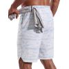 imageFREE SOLDIER 2 Pack Mens Athletic Running Shorts 9 Quick Dry Gym Basketball Shorts Lightweight Workout Shorts with PocketsBlackcamo