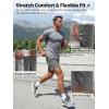 imageFREE SOLDIER 2 Pack Mens Athletic Running Shorts 9 Quick Dry Gym Basketball Shorts Lightweight Workout Shorts with PocketsBlackgrey