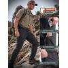 imageFREE SOLDIER Mens Hiking Convertible Pants Waterproof Quick Dry Zip Off Cargo Fishing PantsBlack