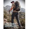 imageFREE SOLDIER Mens Hiking Convertible Pants Waterproof Quick Dry Zip Off Cargo Fishing PantsBlack