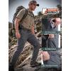 imageFREE SOLDIER Mens Hiking Convertible Pants Waterproof Quick Dry Zip Off Cargo Fishing PantsDark Gray