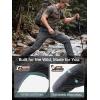 imageFREE SOLDIER Mens Hiking Convertible Pants Waterproof Quick Dry Zip Off Cargo Fishing PantsDark Gray