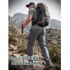 imageFREE SOLDIER Mens Hiking Convertible Pants Waterproof Quick Dry Zip Off Cargo Fishing PantsDark Gray