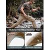 imageFREE SOLDIER Mens Hiking Convertible Pants Waterproof Quick Dry Zip Off Cargo Fishing PantsDark Khaki
