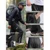 imageFREE SOLDIER Mens Lightweight Rain Pants Windproof Waterproof Packable Hiking Fishing Outdoor PantsBlack