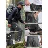 imageFREE SOLDIER Mens Lightweight Rain Pants Windproof Waterproof Packable Hiking Fishing Outdoor PantsGray