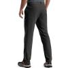 imageFREE SOLDIER Mens Outdoor Cargo Hiking Pants with Belt Lightweight Waterproof Quick Dry Tactical Pants Nylon SpandexBlack