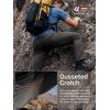 imageFREE SOLDIER Mens Outdoor Cargo Hiking Pants with Belt Lightweight Waterproof Quick Dry Tactical Pants Nylon SpandexBlack