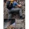 imageFREE SOLDIER Mens Outdoor Cargo Hiking Pants with Belt Lightweight Waterproof Quick Dry Tactical Pants Nylon SpandexDark Gray