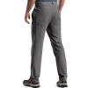 imageFREE SOLDIER Mens Outdoor Cargo Hiking Pants with Belt Lightweight Waterproof Quick Dry Tactical Pants Nylon SpandexGray