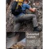 imageFREE SOLDIER Mens Outdoor Cargo Hiking Pants with Belt Lightweight Waterproof Quick Dry Tactical Pants Nylon SpandexGray