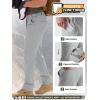 imageFREE SOLDIER Mens Outdoor Cargo Hiking Pants with Belt Lightweight Waterproof Quick Dry Tactical Pants Nylon SpandexLight Gray
