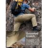imageFREE SOLDIER Mens Outdoor Cargo Hiking Pants with Belt Lightweight Waterproof Quick Dry Tactical Pants Nylon SpandexMud