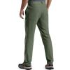 imageFREE SOLDIER Mens Outdoor Cargo Hiking Pants with Belt Lightweight Waterproof Quick Dry Tactical Pants Nylon SpandexMuted Green