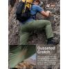 imageFREE SOLDIER Mens Outdoor Cargo Hiking Pants with Belt Lightweight Waterproof Quick Dry Tactical Pants Nylon SpandexMuted Green