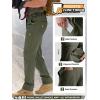 imageFREE SOLDIER Mens Outdoor Cargo Hiking Pants with Belt Lightweight Waterproof Quick Dry Tactical Pants Nylon SpandexOlive
