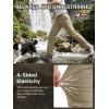 imageFREE SOLDIER Mens Outdoor Convertible Hiking Pants Lightweight Quick Dry Zip Off Fishing Pants with BeltMud