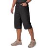 imageFREE SOLDIER Mens Capri Long Cargo Shorts WearResistant Stretch Below Knee Shorts with 6 Pockets for Work Casual HikingBlack