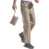 imageFREE SOLDIER Mens Lightweight Rain Pants Windproof Waterproof Packable Hiking Fishing Outdoor PantsKhaki