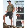 imageFREE SOLDIER Mens Cargo Hiking Shorts Lightweight Quick Dry Nylon Shorts with Belt for Tactical WorkBlack