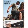 imageFREE SOLDIER Mens Cargo Hiking Shorts Lightweight Quick Dry Nylon Shorts with Belt for Tactical WorkBlack