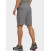 imageFREE SOLDIER Mens Cargo Hiking Shorts Lightweight Quick Dry Nylon Shorts with Belt for Tactical WorkGray