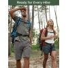 imageFREE SOLDIER Mens Cargo Hiking Shorts Lightweight Quick Dry Nylon Shorts with Belt for Tactical WorkGray