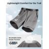 imageFREE SOLDIER Mens Cargo Hiking Shorts Lightweight Quick Dry Nylon Shorts with Belt for Tactical WorkGray
