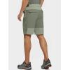 imageFREE SOLDIER Mens Cargo Hiking Shorts Lightweight Quick Dry Nylon Shorts with Belt for Tactical WorkMix Fir Green