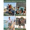 imageFREE SOLDIER Mens Cargo Hiking Shorts Lightweight Quick Dry Nylon Shorts with Belt for Tactical WorkMix Fir Green