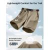 imageFREE SOLDIER Mens Cargo Hiking Shorts Lightweight Quick Dry Nylon Shorts with Belt for Tactical WorkMixmud