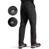 imageFREE SOLDIER Mens Cargo Pants Ripstop Stretch Work Pants 8 Pockets Lightweight Waterproof Hiking PantsBlack