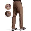 imageFREE SOLDIER Mens Cargo Pants Ripstop Stretch Work Pants 8 Pockets Lightweight Waterproof Hiking PantsBrown