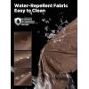 imageFREE SOLDIER Mens Cargo Pants Ripstop Stretch Work Pants 8 Pockets Lightweight Waterproof Hiking PantsBrown