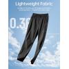 imageFREE SOLDIER Mens Elastic Waist Lightweight Water Resistant QuickDry Hiking Outdoor Casual Sweatpants PantsBlack