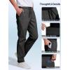 imageFREE SOLDIER Mens Elastic Waist Lightweight Water Resistant QuickDry Hiking Outdoor Casual Sweatpants PantsBlack
