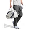 imageFREE SOLDIER Mens Elastic Waist Lightweight Water Resistant QuickDry Hiking Outdoor Casual Sweatpants PantsDark Gray